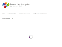 Tablet Screenshot of lagrandemotte-congres.com